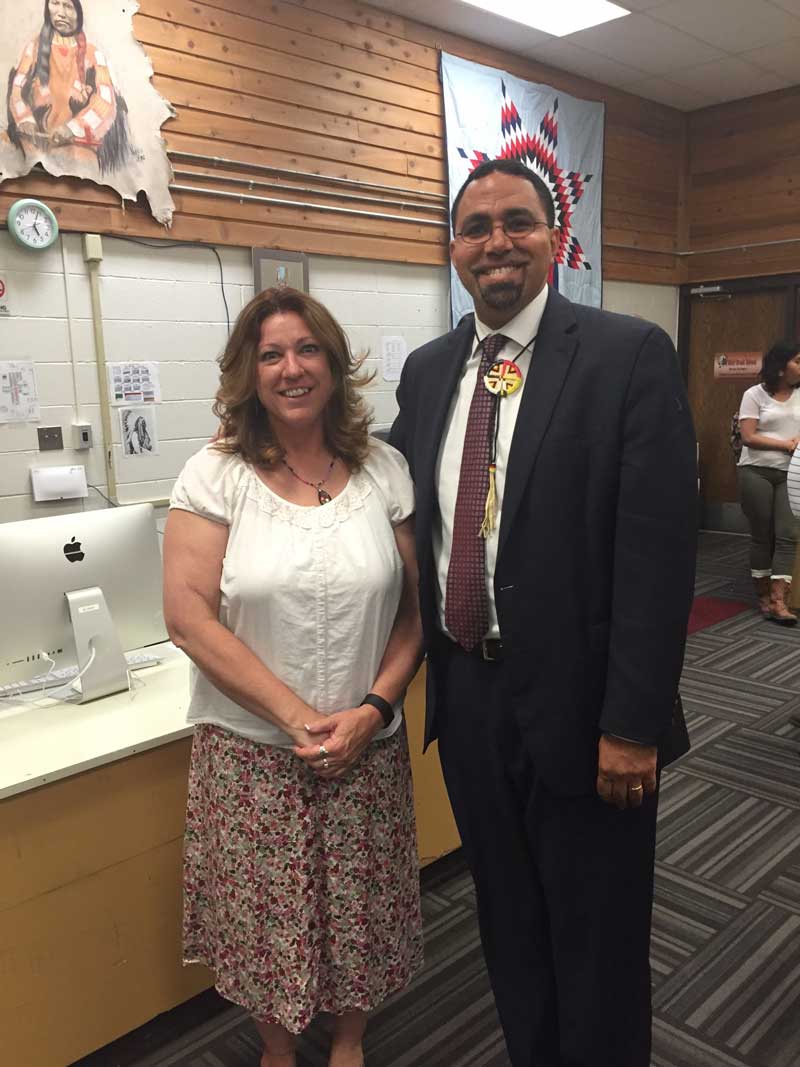 Dr. Jeannine Metzger with Dr. John King